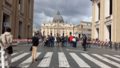 Vaticano - eu vi o papa!
